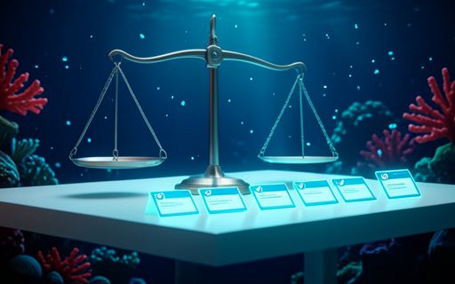 Balance equilibree et cartes de controle lumineuses