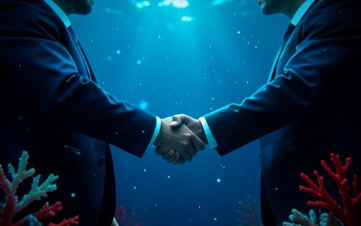 Deux partenaires qui se serrent la main apres un projet reussi