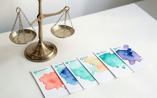 Balance equilibree et cartes de controle lumineuses