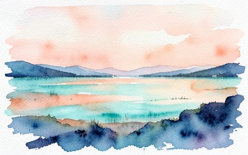 Paysage abstrait qui pose l ambiance de l univers