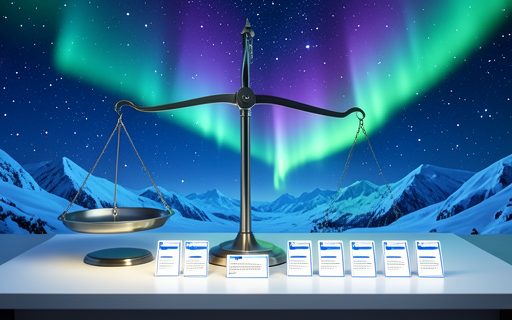 Balance equilibree et cartes de controle lumineuses