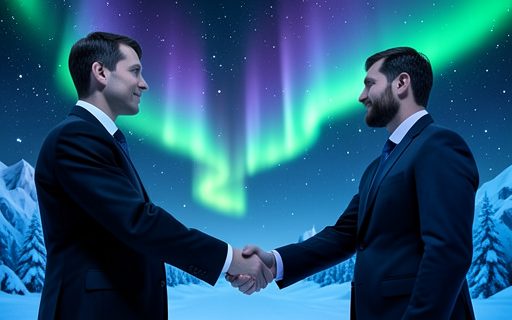 Deux partenaires qui se serrent la main apres un projet reussi