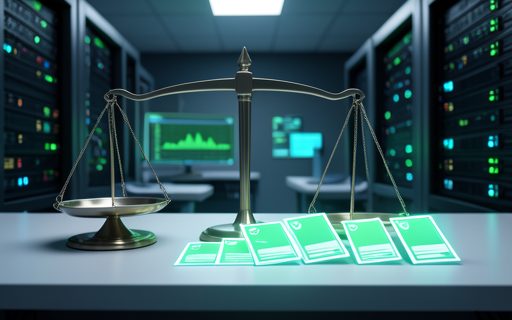 Balance equilibree et cartes de controle lumineuses