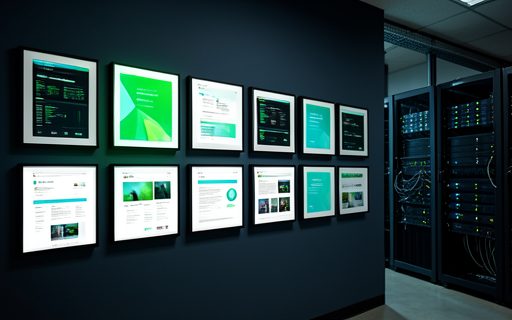 Galerie d ecrans encadres qui montrent des realisations web