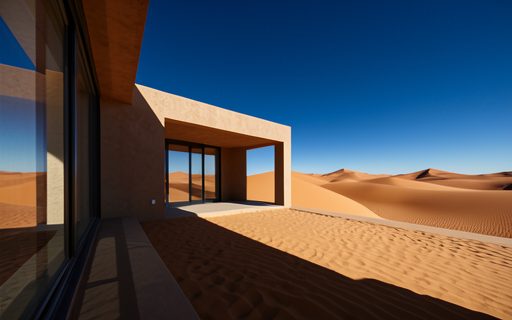 Lieu calme aux grandes fenetres