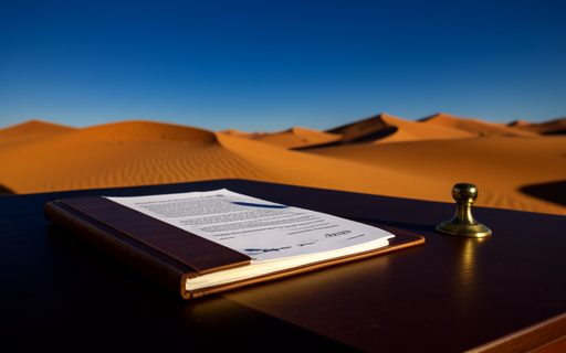 Registre ferme et presse-papier sur un bureau range