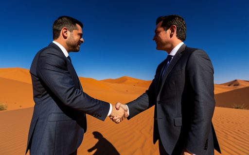 Deux partenaires qui se serrent la main apres un projet reussi