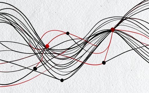 Visualisation abstraite de donnees reliees