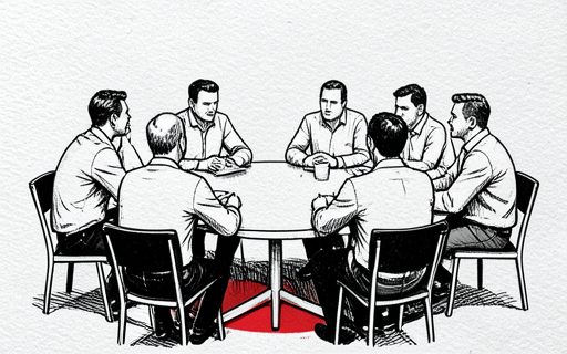 Petite equipe qui travaille ensemble autour d une table