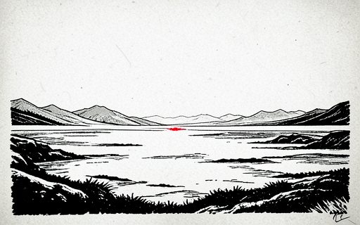 Paysage abstrait qui pose l ambiance de l univers
