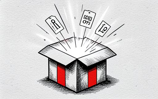 Coffret cadeau qui s ouvre dans un jaillissement de lumiere