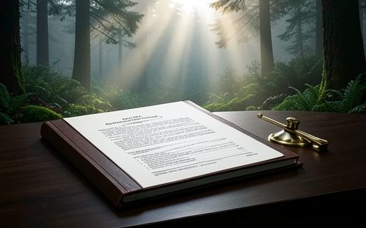 Registre ferme et presse-papier sur un bureau range