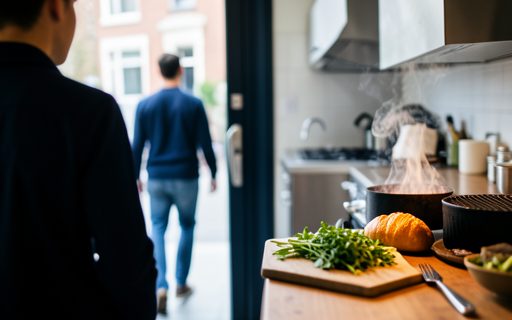 Jeunes professionnels qui entrent dans des bureaux accueillants
