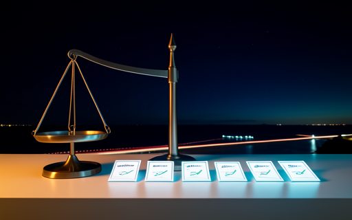 Balance equilibree et cartes de controle lumineuses