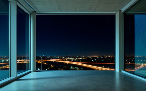 Lieu calme aux grandes fenetres