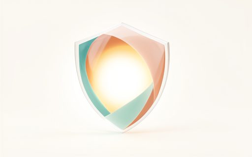 Bouclier de lumiere qui protege un coeur lumineux