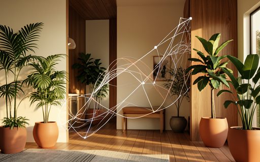 Visualisation abstraite de donnees reliees