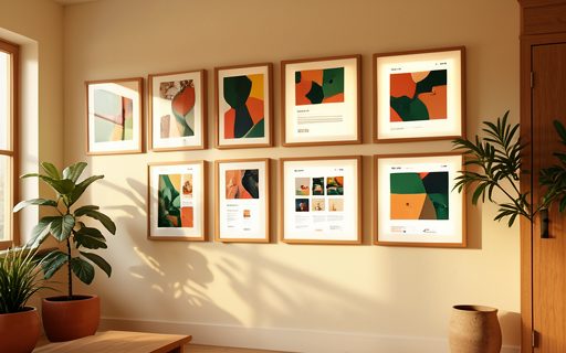 Galerie d ecrans encadres qui montrent des realisations web