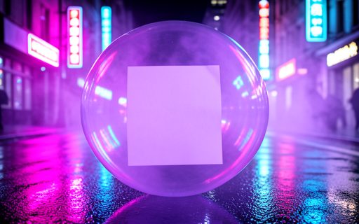 Feuille protegee a l interieur d une sphere translucide