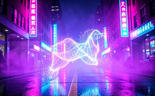 Idee lumineuse qui prend forme