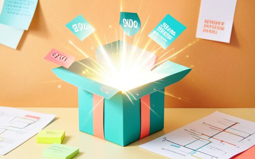 Coffret cadeau qui s ouvre dans un jaillissement de lumiere